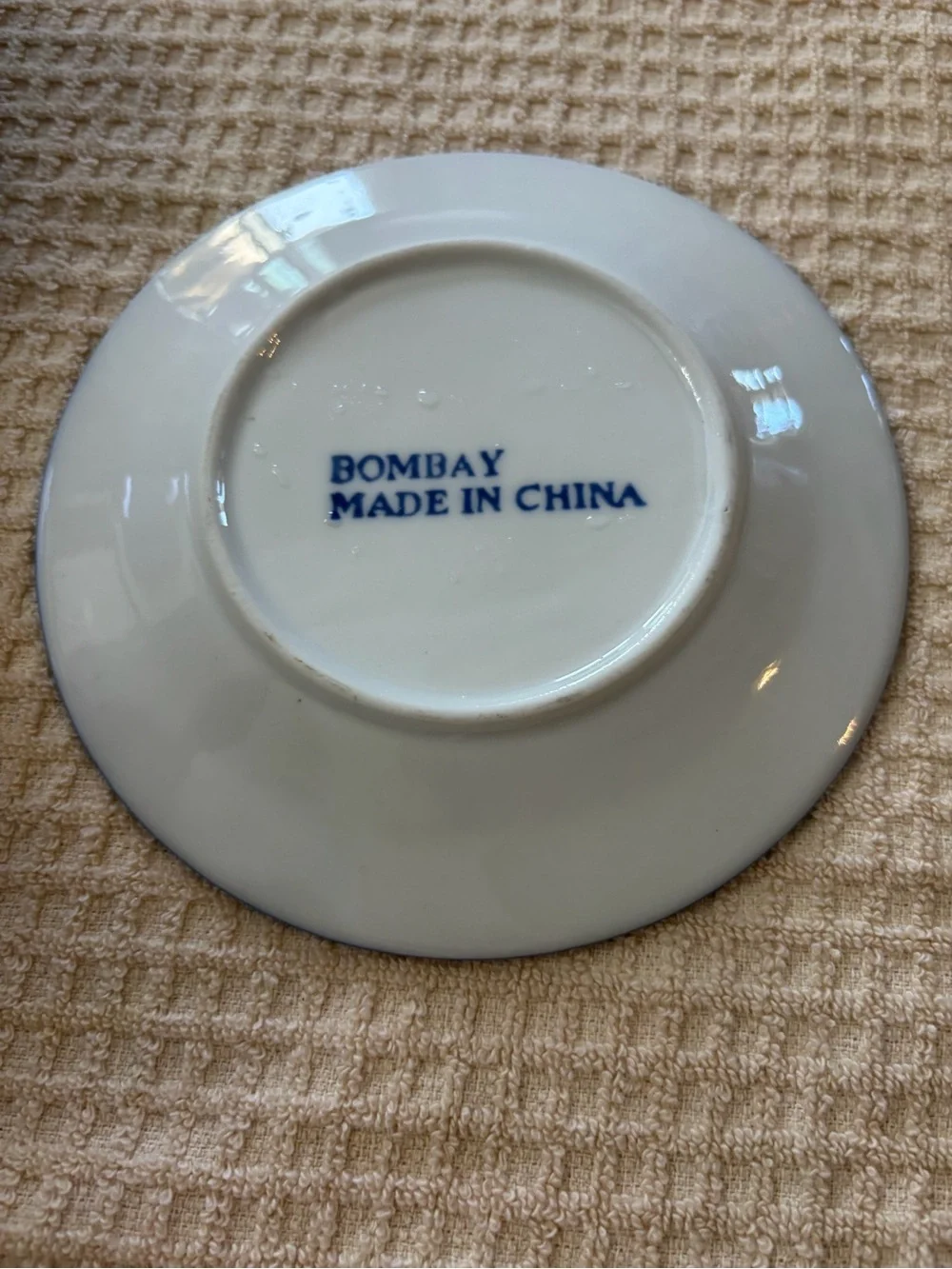 Bombay Blue and White Decorative Cup and Saucer